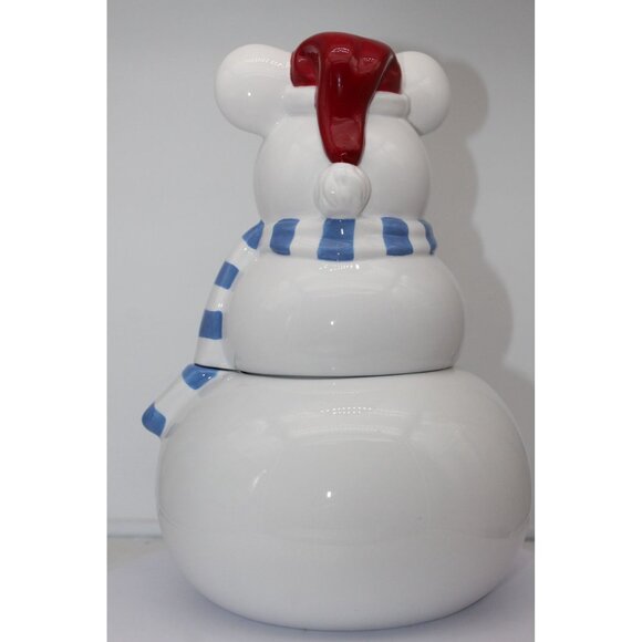 Disney Mickey Mouse Snowman Cookie Jar - soi2022 - Picture 3 of 7